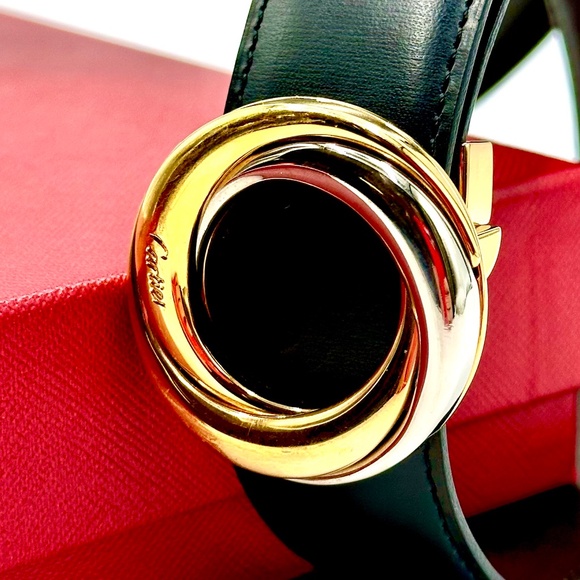 Cartier Trinity Buckle Womens Reversible Belt - Picture 1 of 16